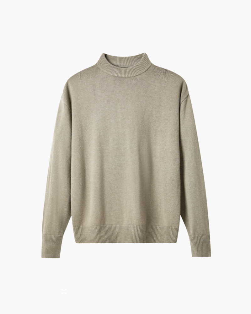 Pull Col Roulé 100 % Laine Premium