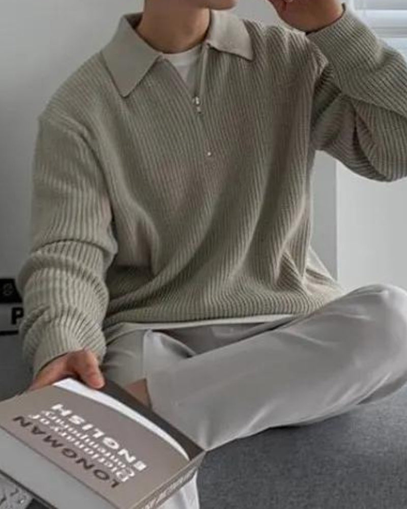 Pull Demi-Zip Cesare