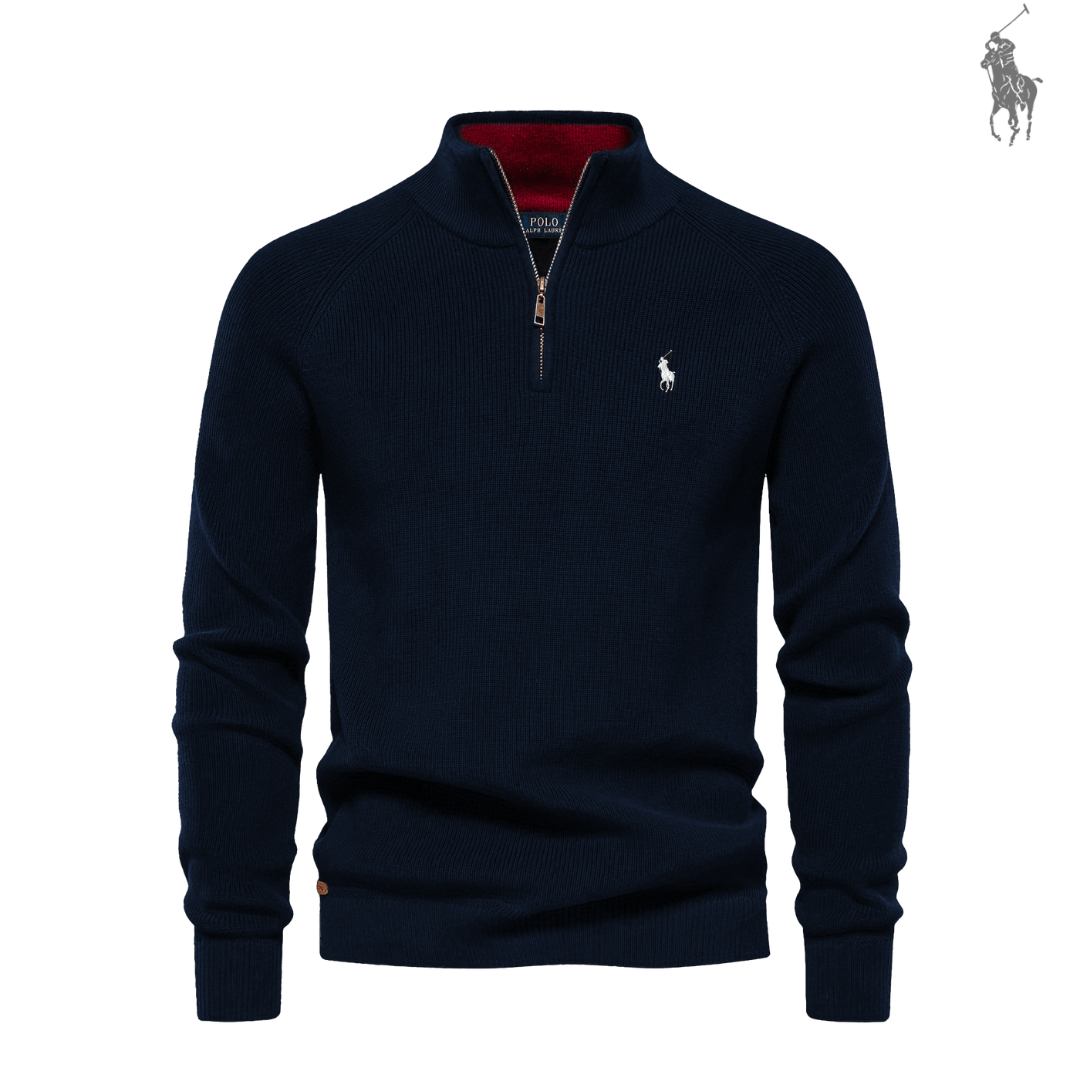 Pull Col Zippé R&L (DÉSTOCKAGE)