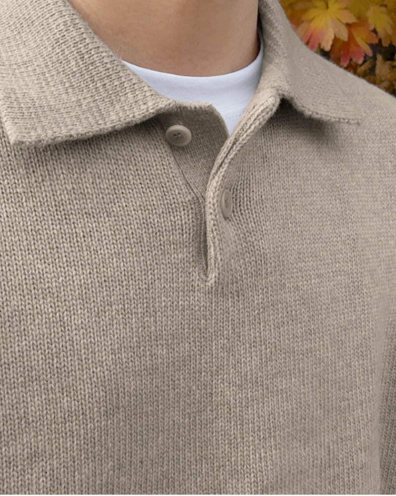 Pull Demi-Zip en Laine (Édition Classique 100 % Laine)