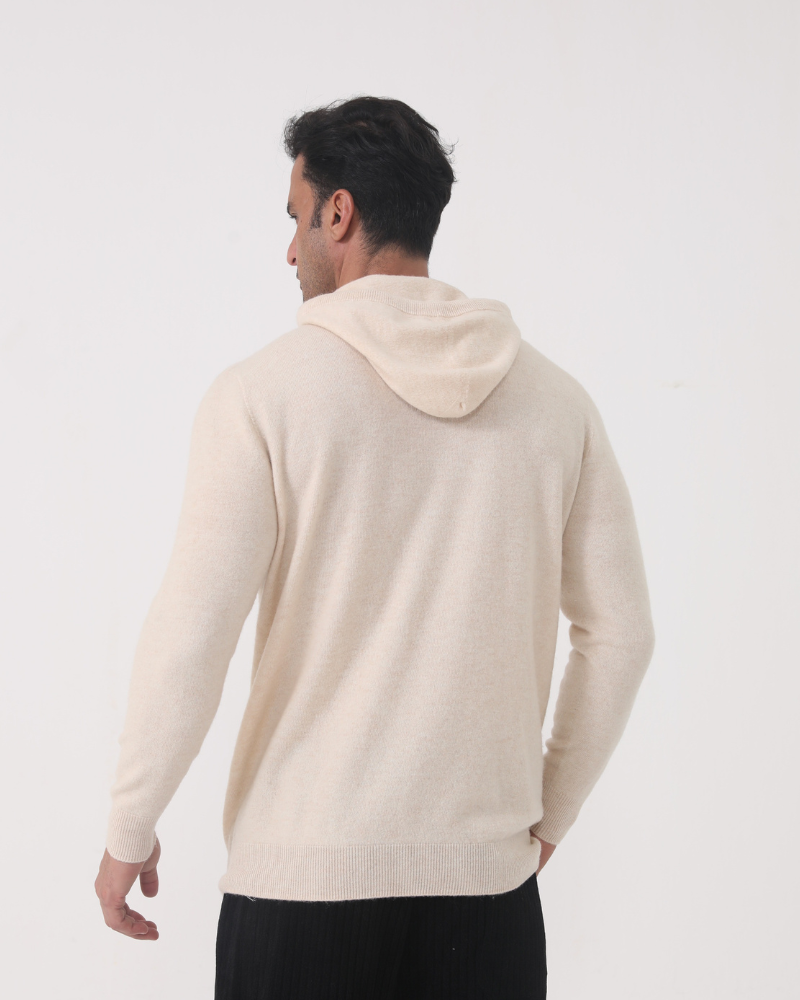 Sweat à Capuche 100 % Cachemire