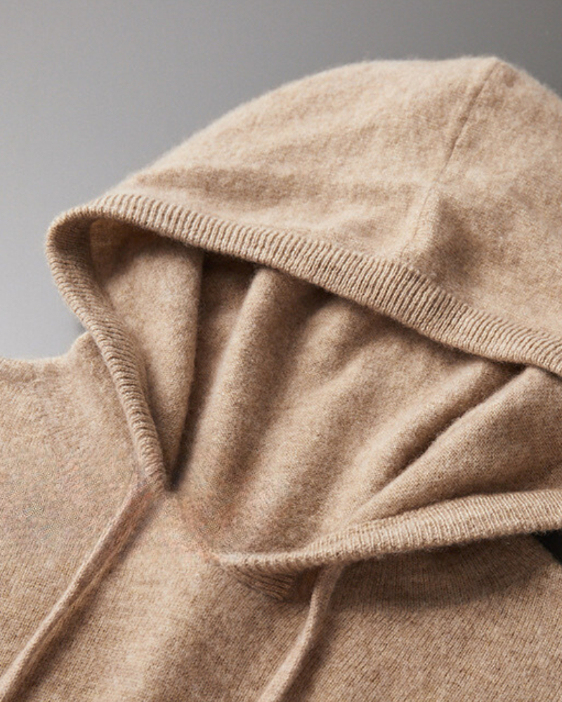 Sweat à Capuche 100 % Cachemire