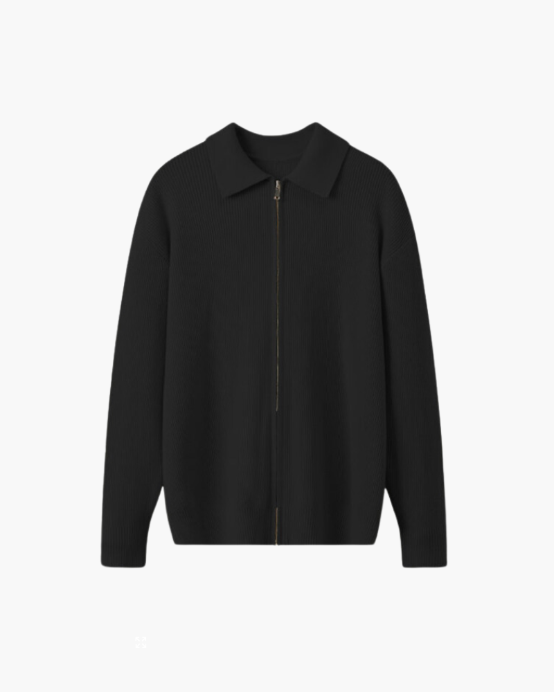 Pull Zippé 100 % Laine Premium