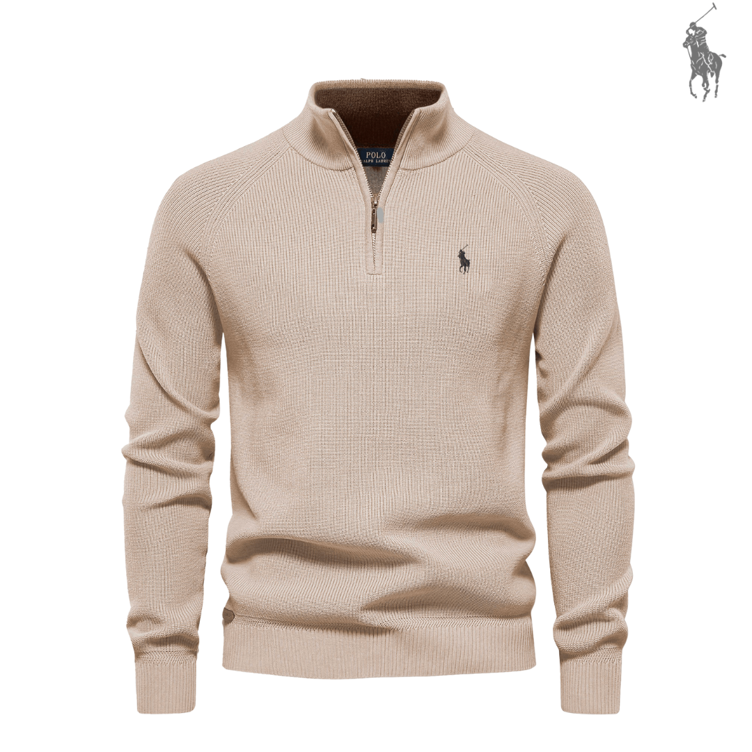 Pull Col Zippé R&L (DÉSTOCKAGE)