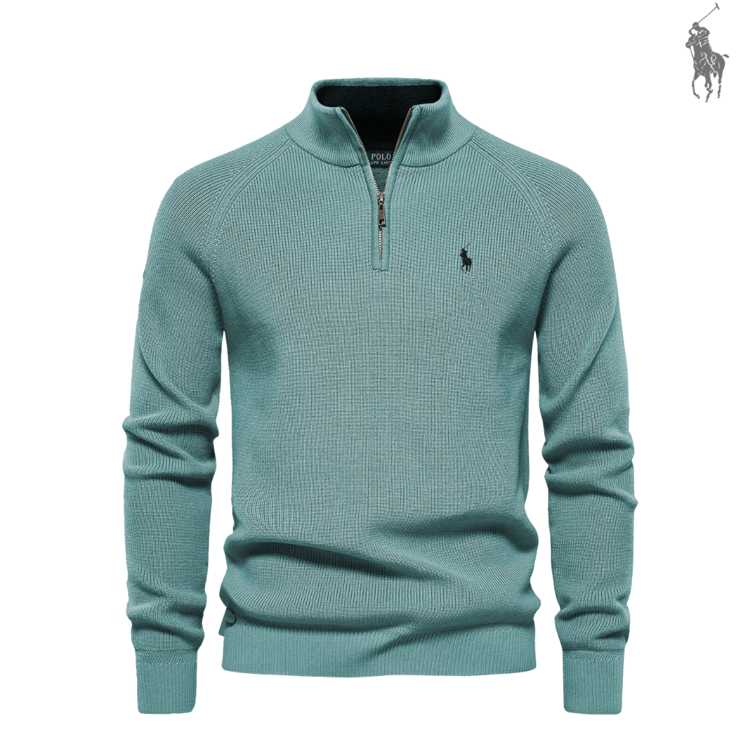 Pull Col Zippé R&L (DÉSTOCKAGE)