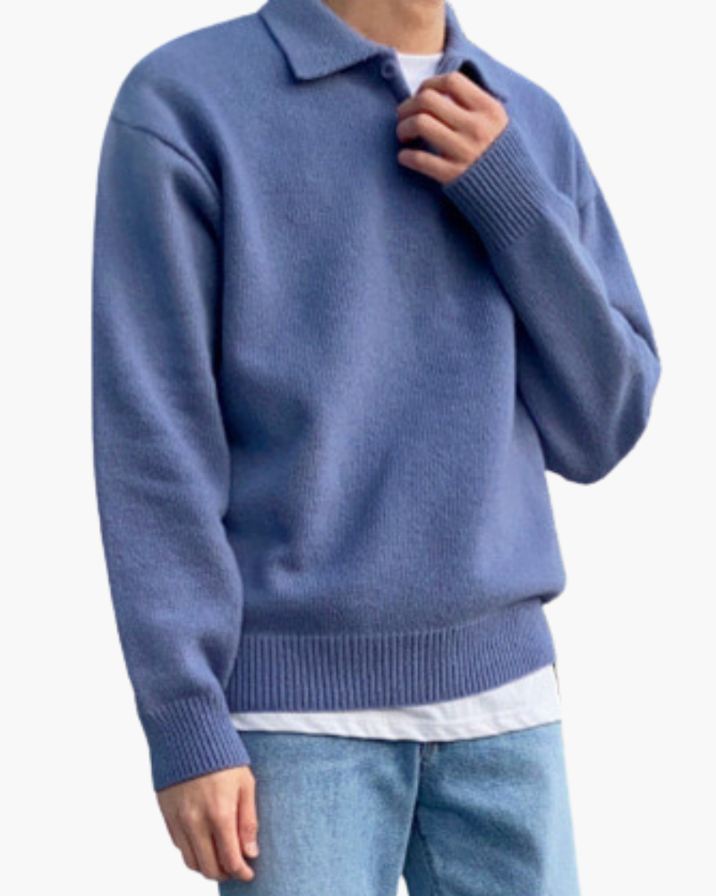 Pull Demi-Zip en Laine (Édition Classique 100 % Laine)