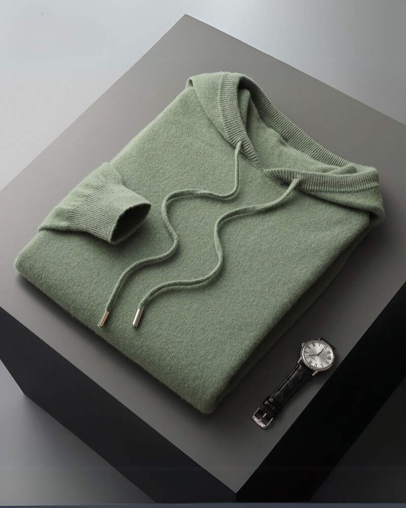 Sweat à Capuche 100 % Cachemire