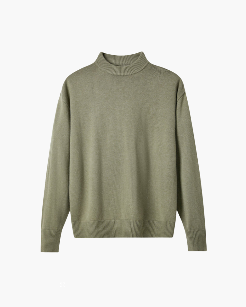 Pull Col Roulé 100 % Laine Premium