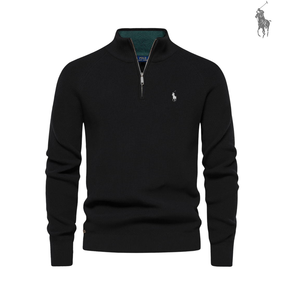 Pull Col Zippé R&L (DÉSTOCKAGE)