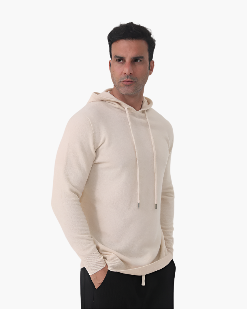 Sweat à Capuche 100 % Cachemire