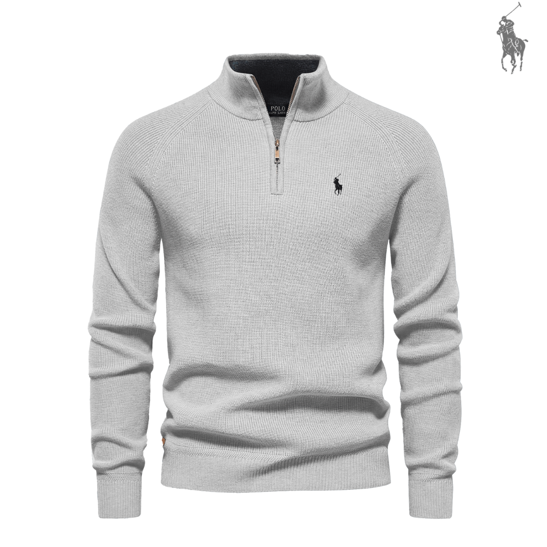 Pull Col Zippé R&L (DÉSTOCKAGE)