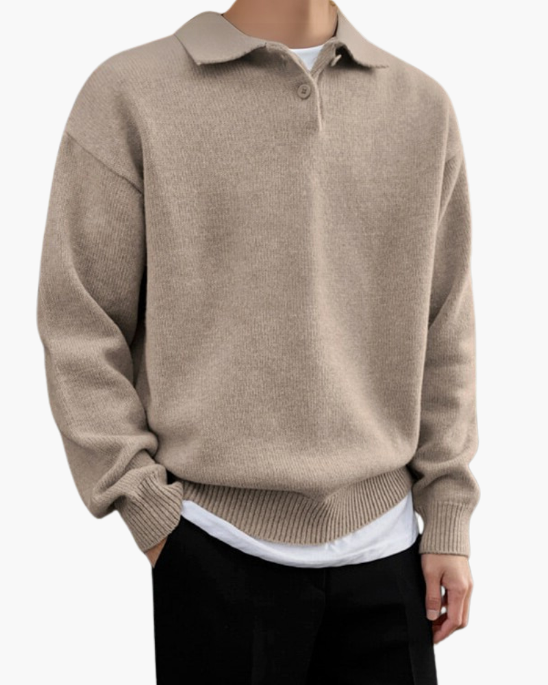 Pull Demi-Zip en Laine (Édition Classique 100 % Laine)