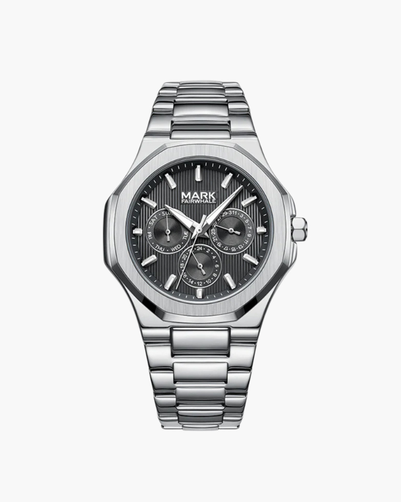 Montre Acier Inoxydable (Étanche – Édition Luxe)